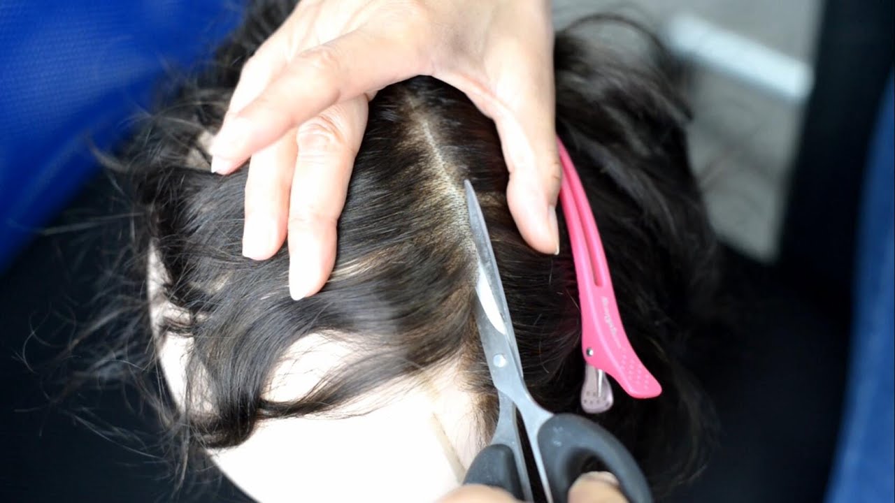 How to Cut the Base of a Hair System Down to Size | Lordhair