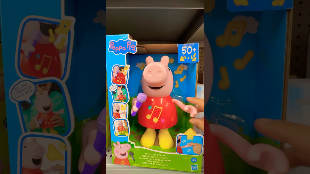 Talk & sing peppa #peppa pig #hasbro #asmr #musical #toys #shortsfeed #shorts