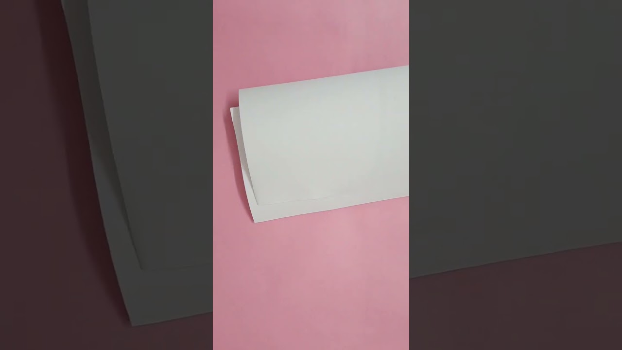 White Paper Greeting Card #shorts #papercrafting