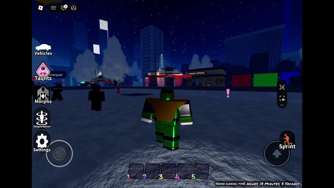 Shattered grid playing 