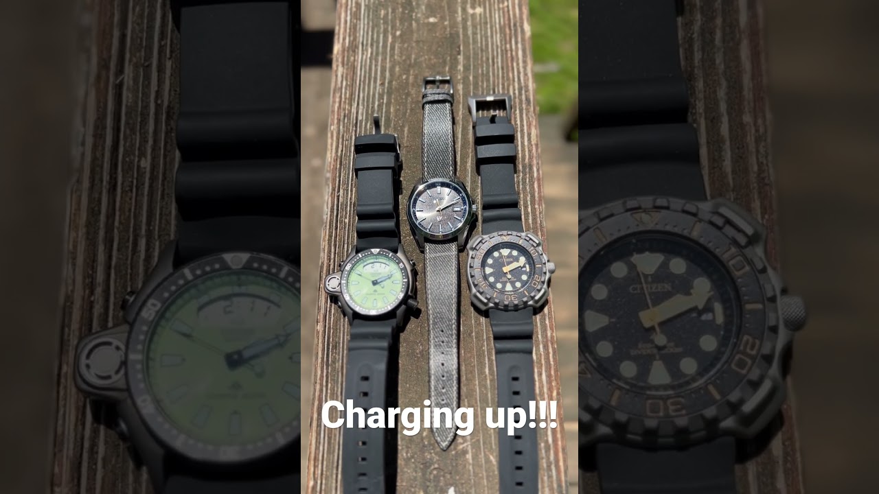 Citizen Eco Drive Collection - Charging up!!! #shorts #ecodrive #citizenwatch