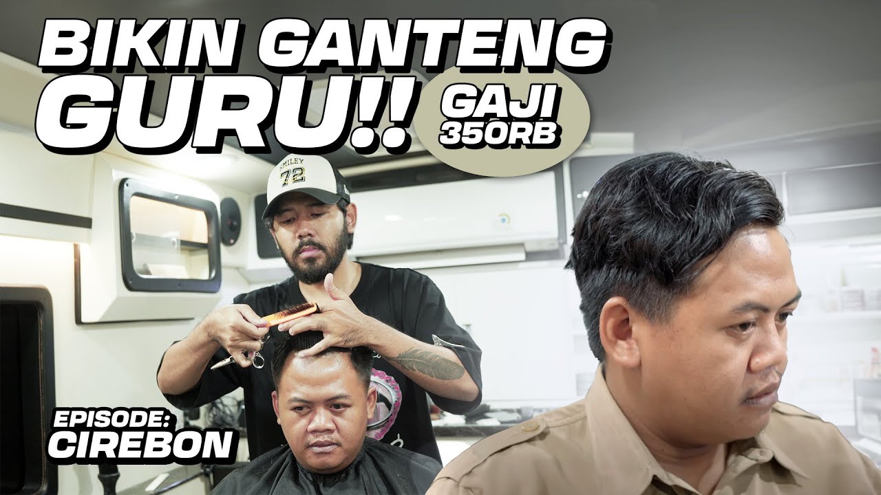 RAZIA RAMBUT GURU HONORER! Gaji sebulan CUMA 350 RIBU?! BARBERVAN KELILING EPISODE 5 !!