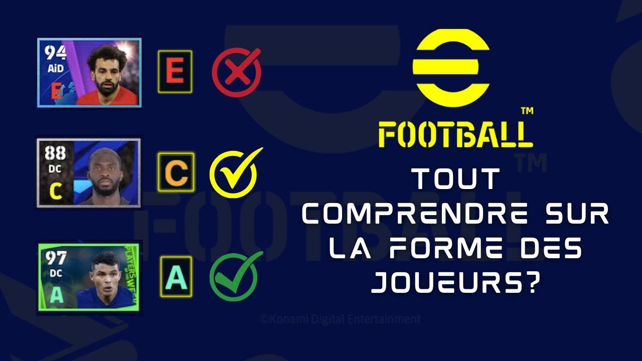 eFootball 2023 -  TOUT COMPRENDRE SUR LA FORME DES JOUEURS !
