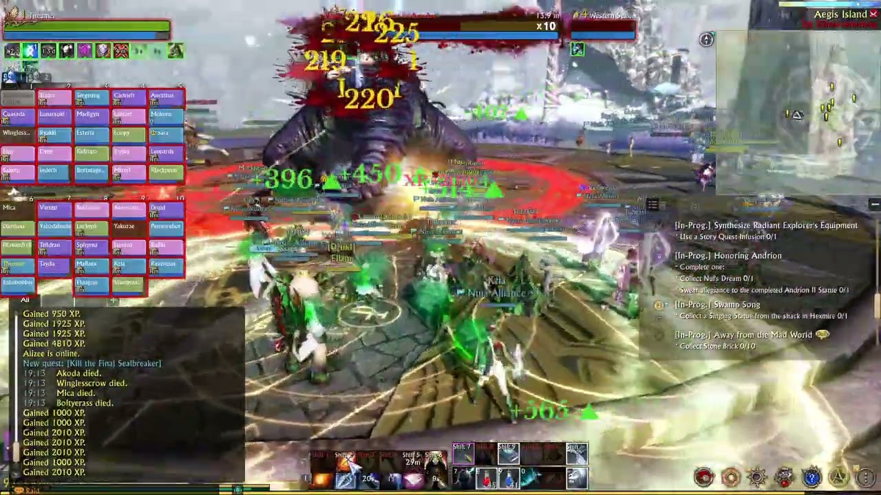 ArcheRage 100 players raid