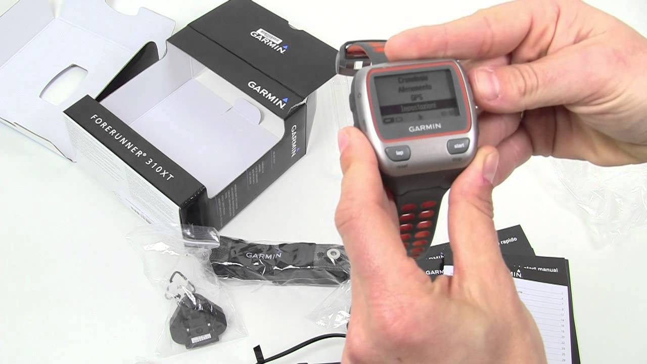 Unpacking Garmin Forerunner 310XT - Elena