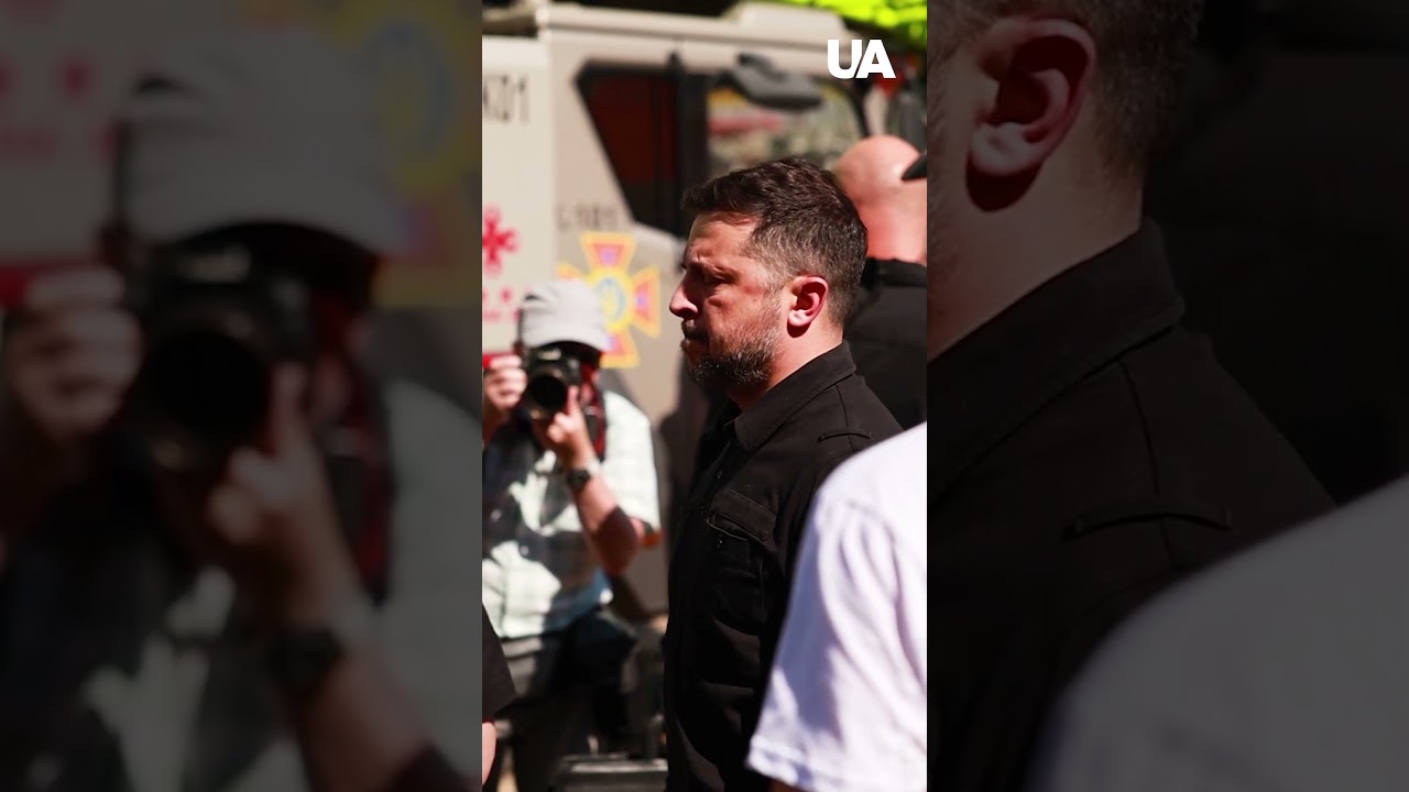 RUSSIA deliberately ATTACKED civilians, Zelenskyy at Kyiv tragedy site #shorts