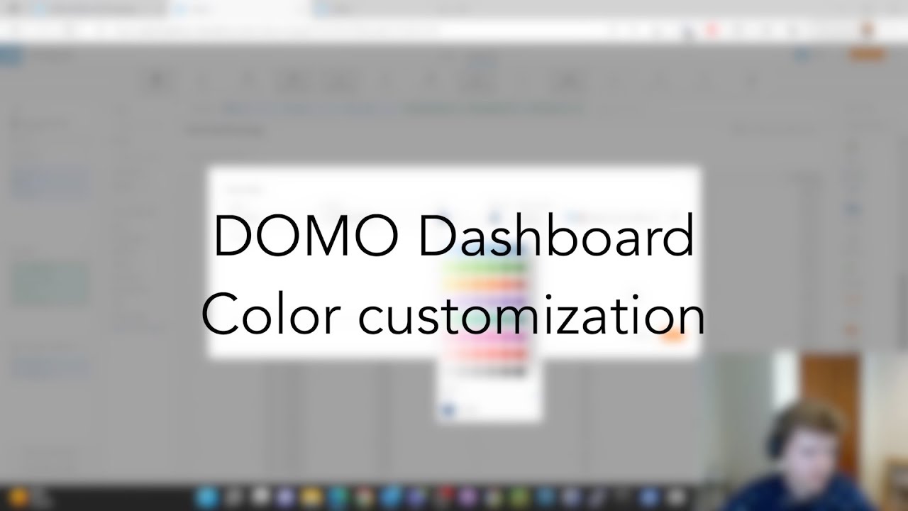 Domo Dashboard color customization