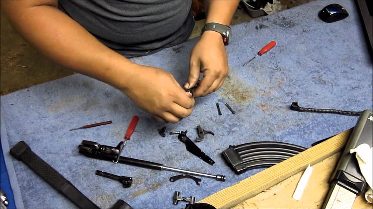 AKM/AK-47 STYLE RIFLE HAMMER POLISH (REDUCE HAMMER HANG UP/SNAG)