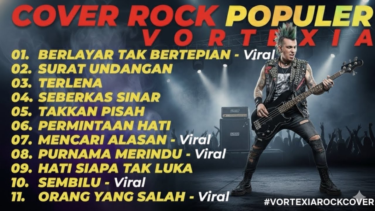 Kumpulan Lagu Rock 90an Terbaik | Full Album Cover by Vortexia Rock