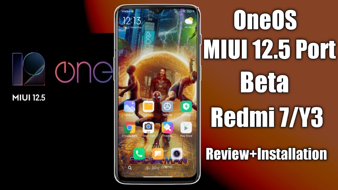 OneOS MIUI 12.5 Beta Port For Redmi 7/Y3|Best Geekbench Score Ever|Oneos Installation+Review|A10