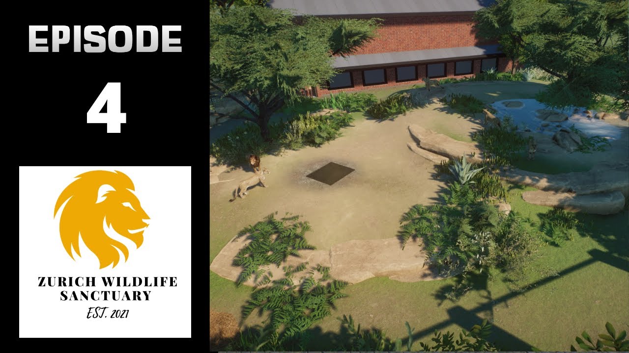 Realistic Lion Habitat Speedbuild | Zurich Wildlife Sanctuary EP 4 | Planet Zoo (READ DESCRIPTION)