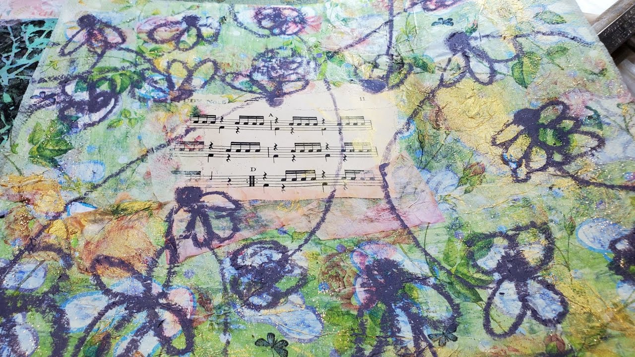 GOT UGLY SCRAPBOOK PAPER?! Let's Make Those Papers Pretty! :) For Junk Journals! The Paper Outpost!