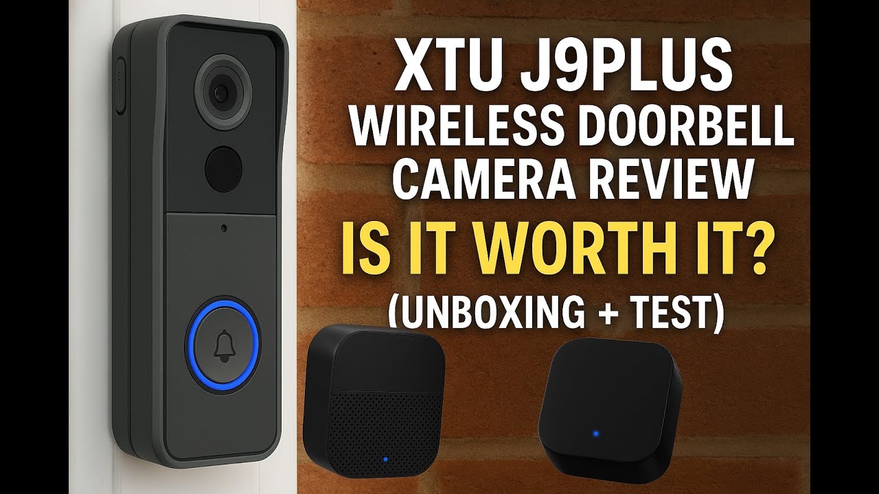 XTU J9PLUS Wireless Doorbell Camera Review – Is It Worth It? (Unboxing + Test)