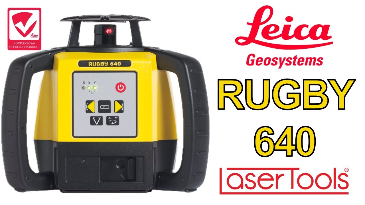 Niwelator laserowy Leica Rugby 640 - Prezentacja produktu
