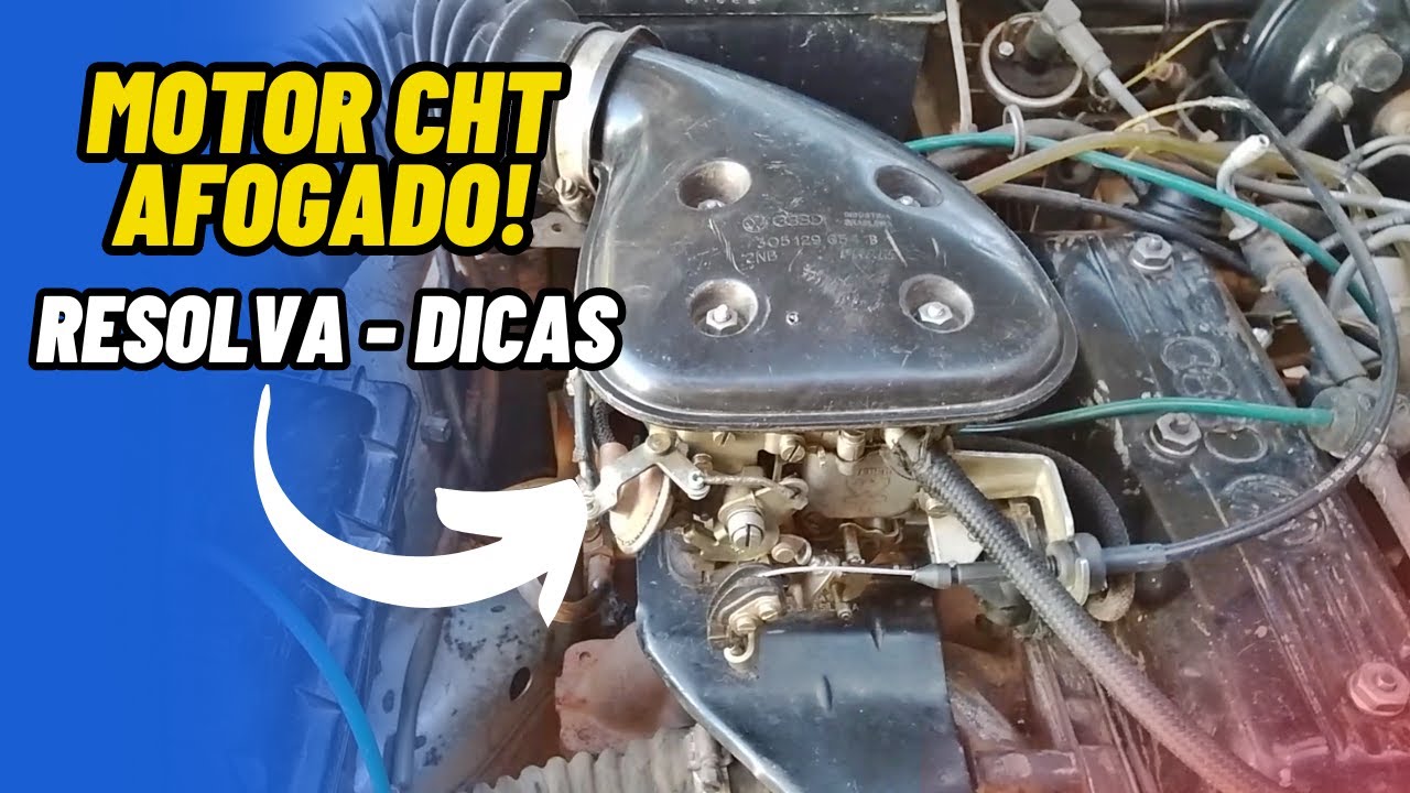 Como desafogar o MOTOR CHT Gol Quadrado 1.0 ou 1.6