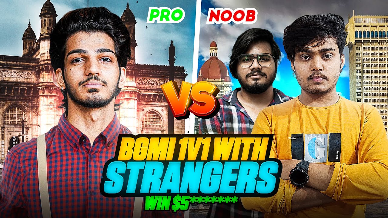 1V1 AGAINST STRANGERS FOR ₹4000!