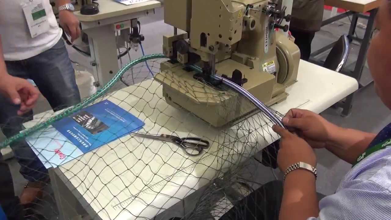 FIBC500 overedging sewing machine for attaching thick ropes to net borders