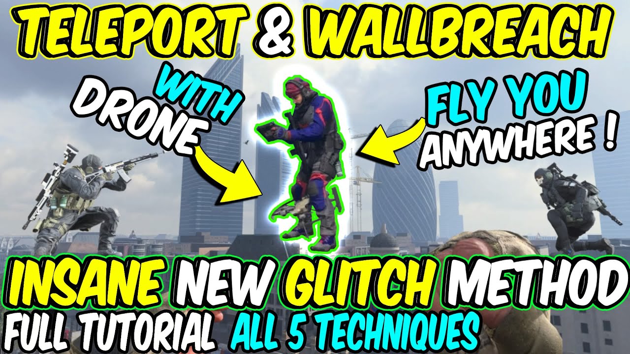 Modern Warfare Glitch ! NEW EASY TELEPORT GLITCH METHOD ANYWHERE TUTORIAL 5 TECHNICS PS4 XB1 PC 1.23