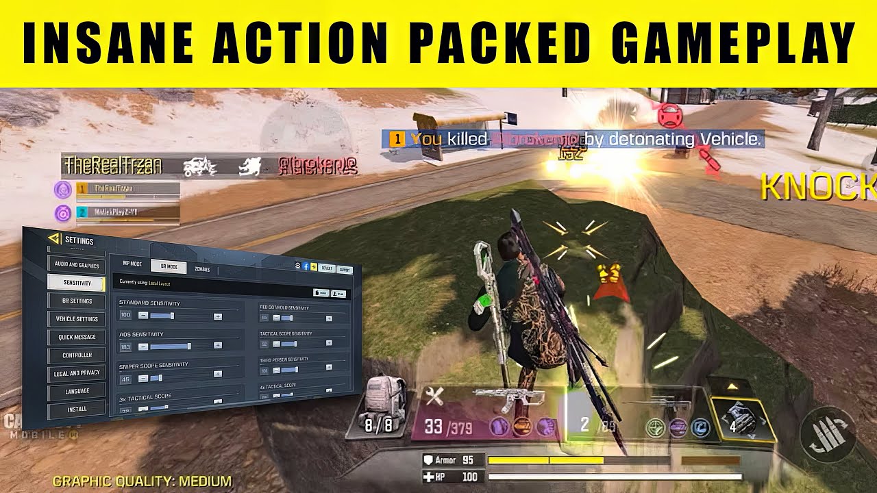 I Changed My Sensitivity Mid Game! + Grenading bikes, Snipes & Squad Wipes 🔥 | COD MOBILE GAMEPLAY