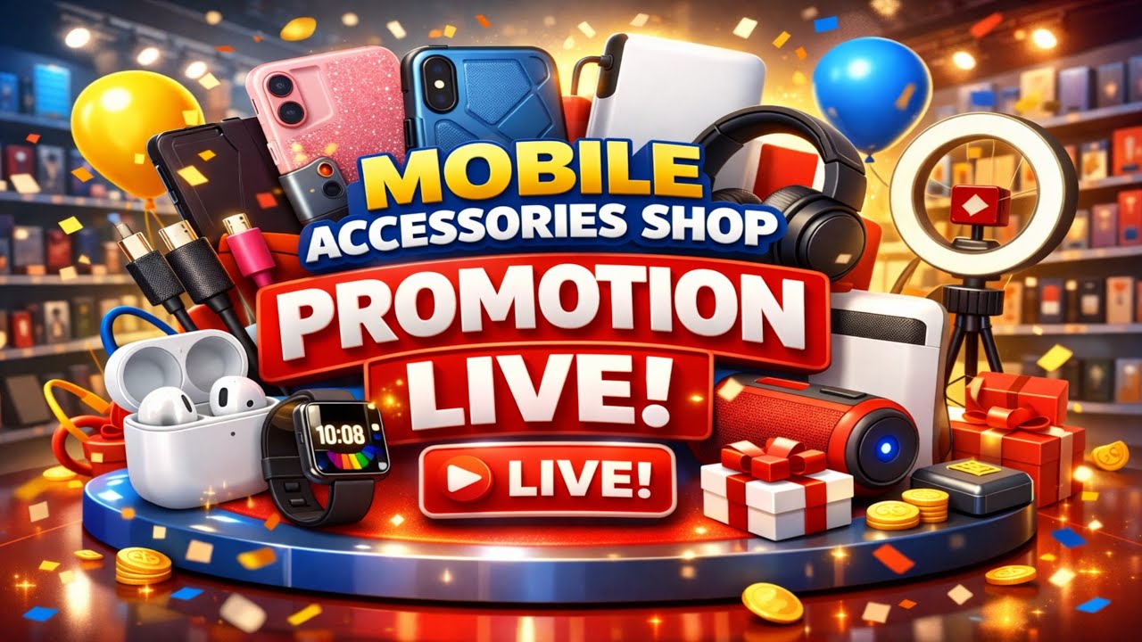 Mobile Accessories Shop Promotion Live