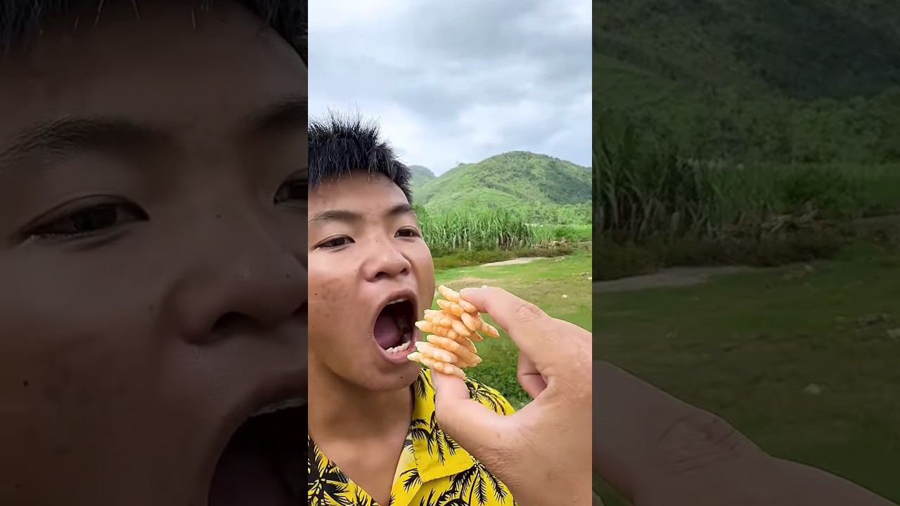 Unexpected Food Prank😮🍟🍿🥜🍡 #funny #food #comedy