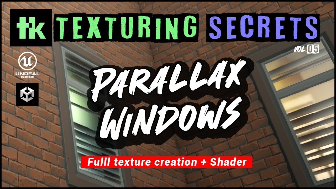 FULL Tutorial: Making Parallax Windows | Texturing Secrets #05