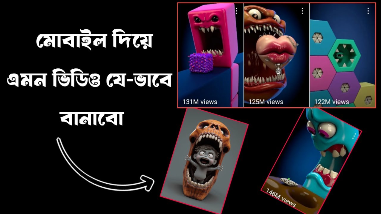 How to make Horror short video || lovely horror show using ai || Horror short video kaise banay