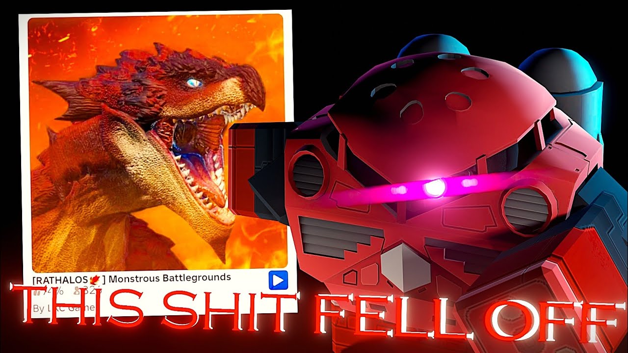 The Roblox Monster Hunter Battleground that Fell Off!