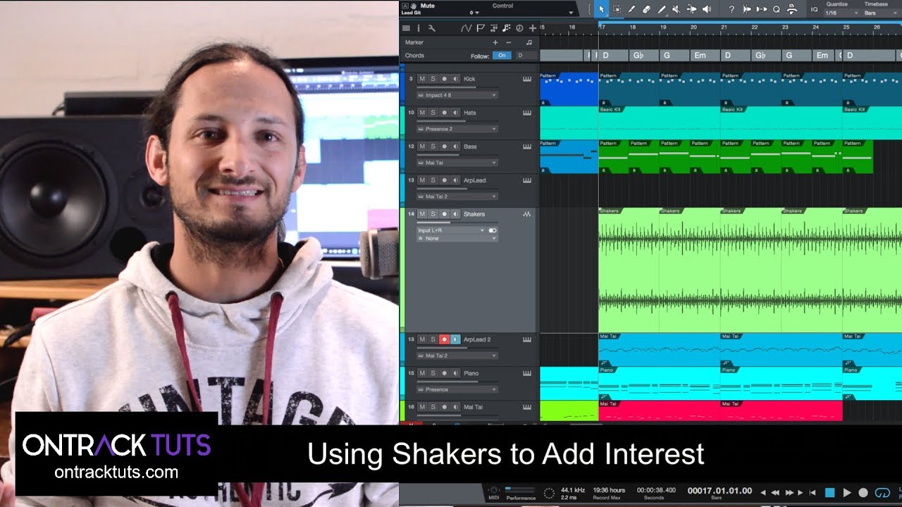 Adding Shakers to Add Interest to your Songs