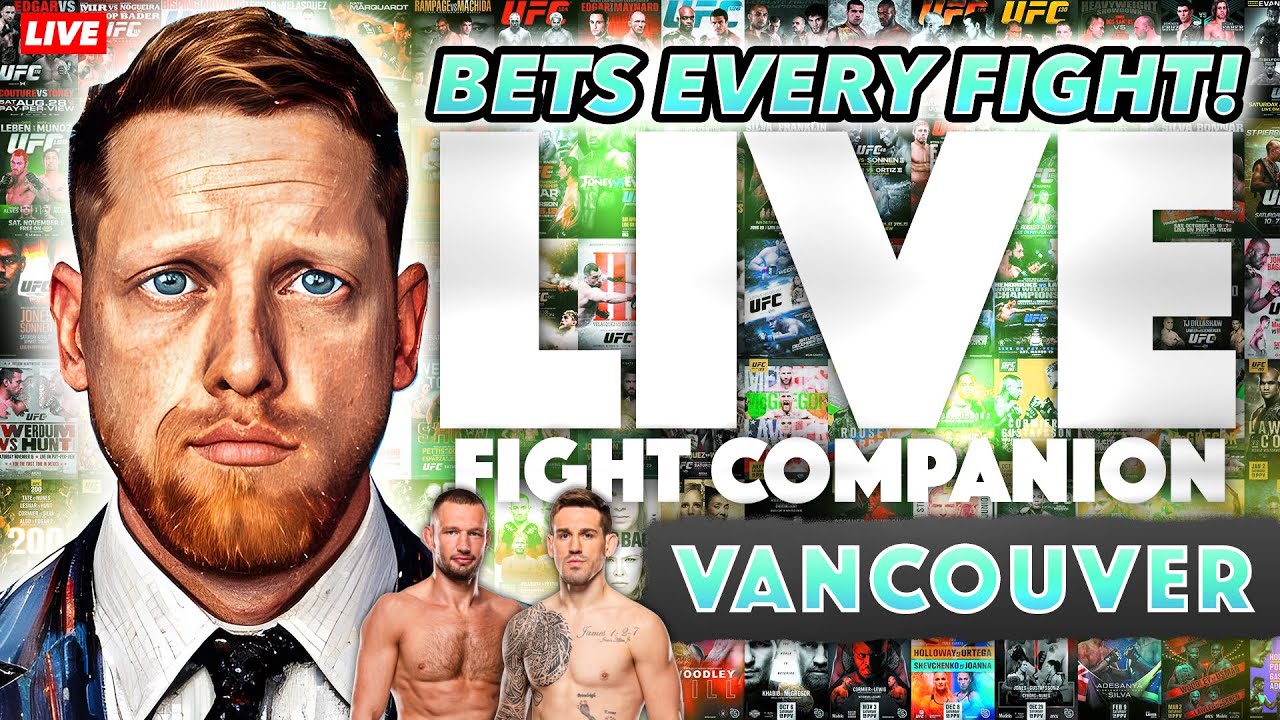 🔴 FIGHT COMPANION | UFC Vancouver | LIVE STREAM | RDR vs Allen | 