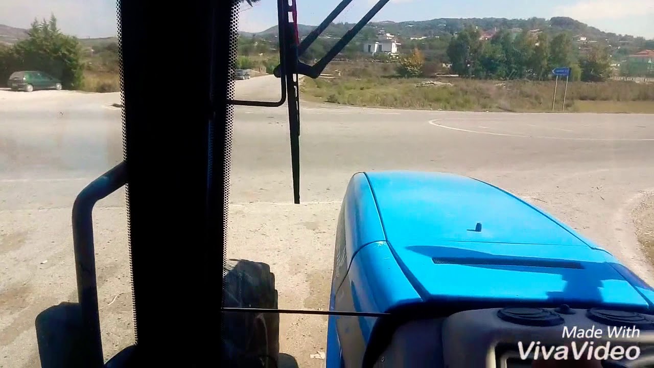 landini legend 130 plowing in albania
