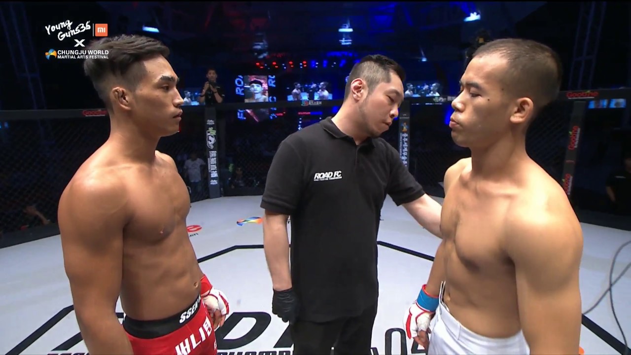 XIAOMI ROAD FC YOUNG GUNS 36  5th SHIN SEUNG-MIN(신승민) VS HE JIANWEI(허 지안웨이)