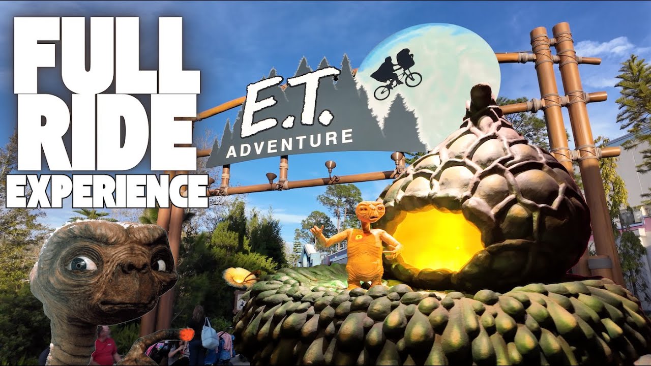 E T  Ride Universal Studios Orlando Full Experience   4K