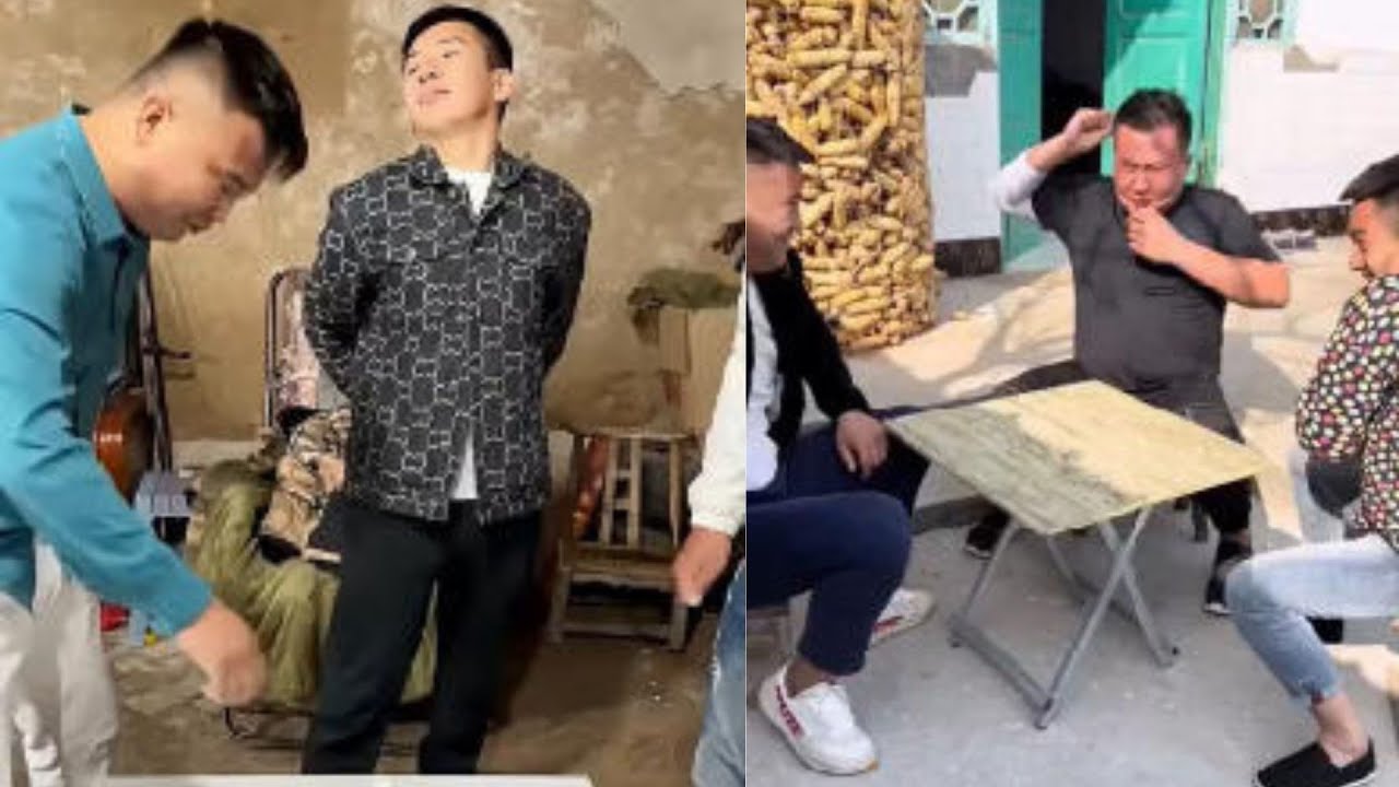 象棋比赛之拖鞋面部按摩打耳光，2V2的赛场！#搞笑视频 #美女搞笑 #funny #高能段子手