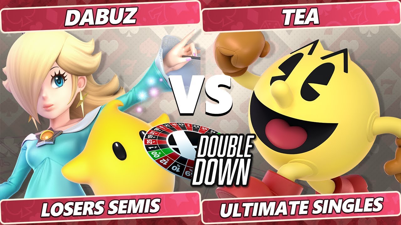 Double Down 2022 Losers Semis - Dabuz (Rosalina) Vs. Tea (Pac-Man) SSBU Smash Ultimate Tournament
