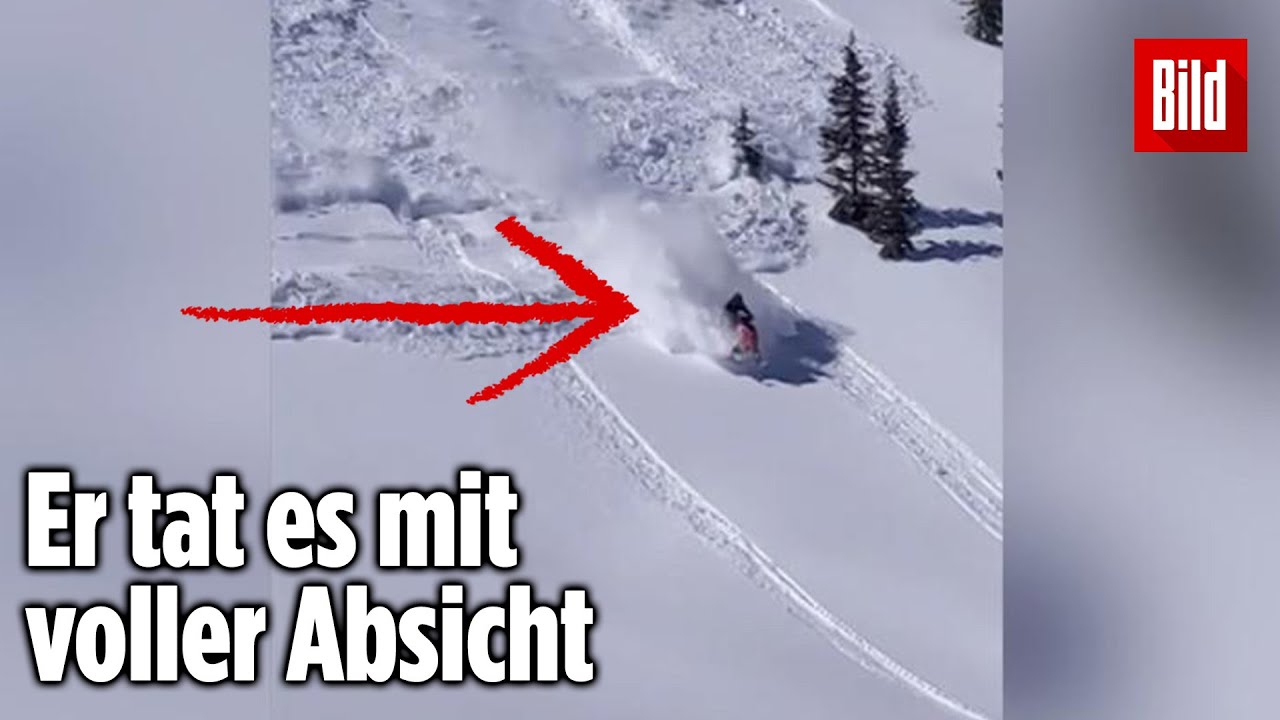 Großvater löst durch Schneemobil Lawine aus | Colorado