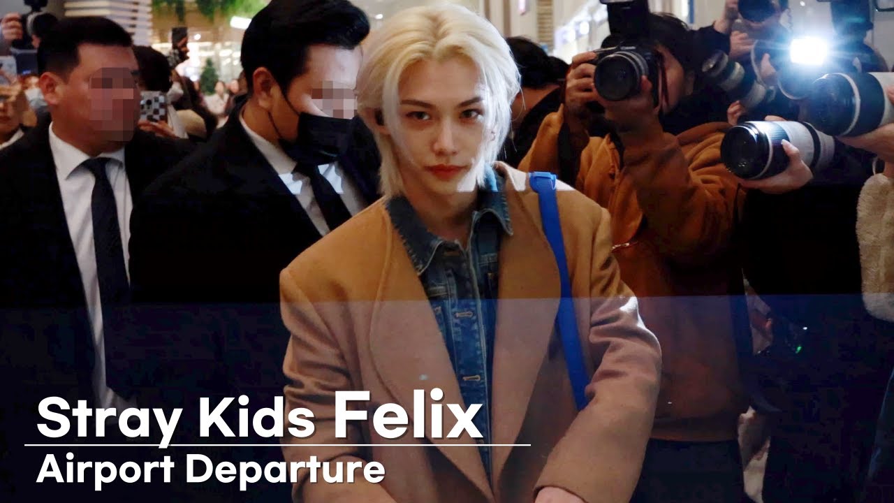 Stray Kids Felix (스트레이키즈 필릭스) 인천공항 출국 | Stray Kids Felix Airport Departure [4K]