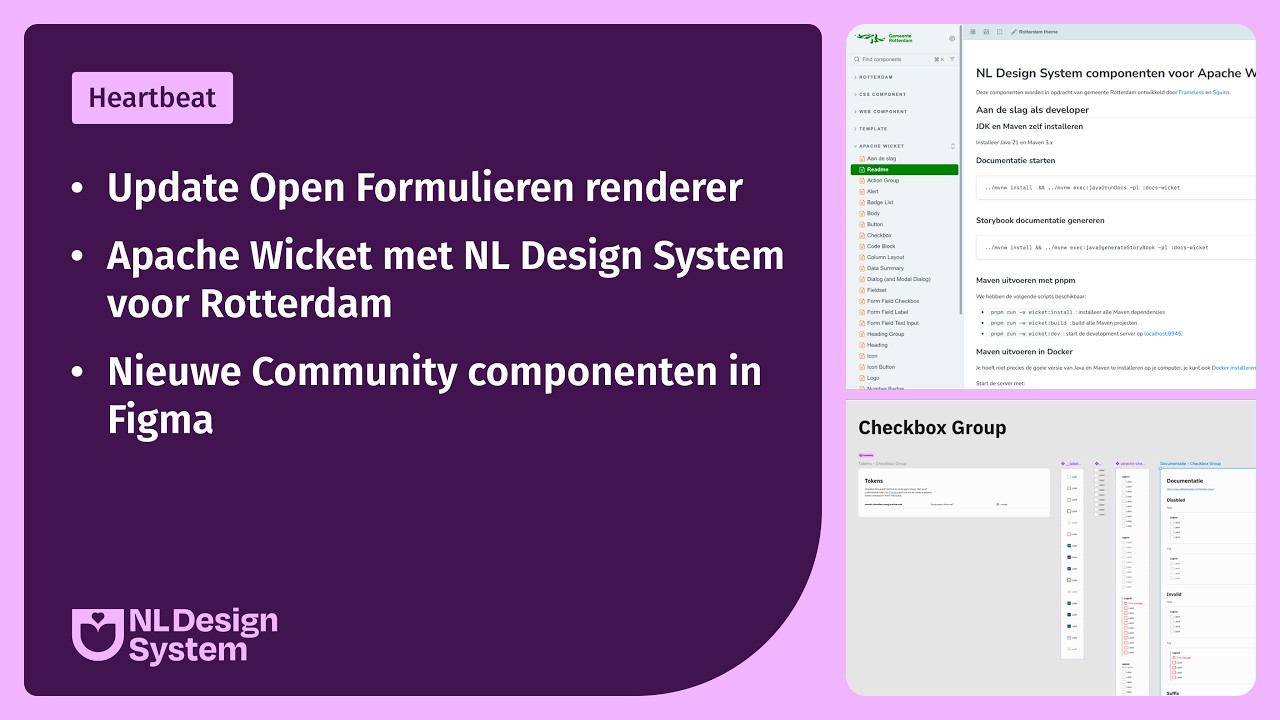 Update van Open Formulieren, Apache Wicket bij Rotterdam en community componenten in Figma