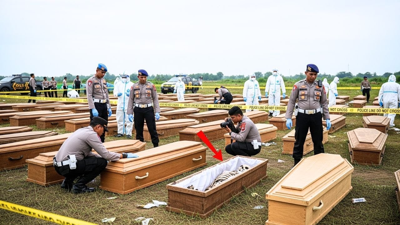LAMONGAN MENCEKAM‼️ Puluhan Peti Mati Berisi Jenazah Ditemukan, Penyelidikan Besar Dimulai!