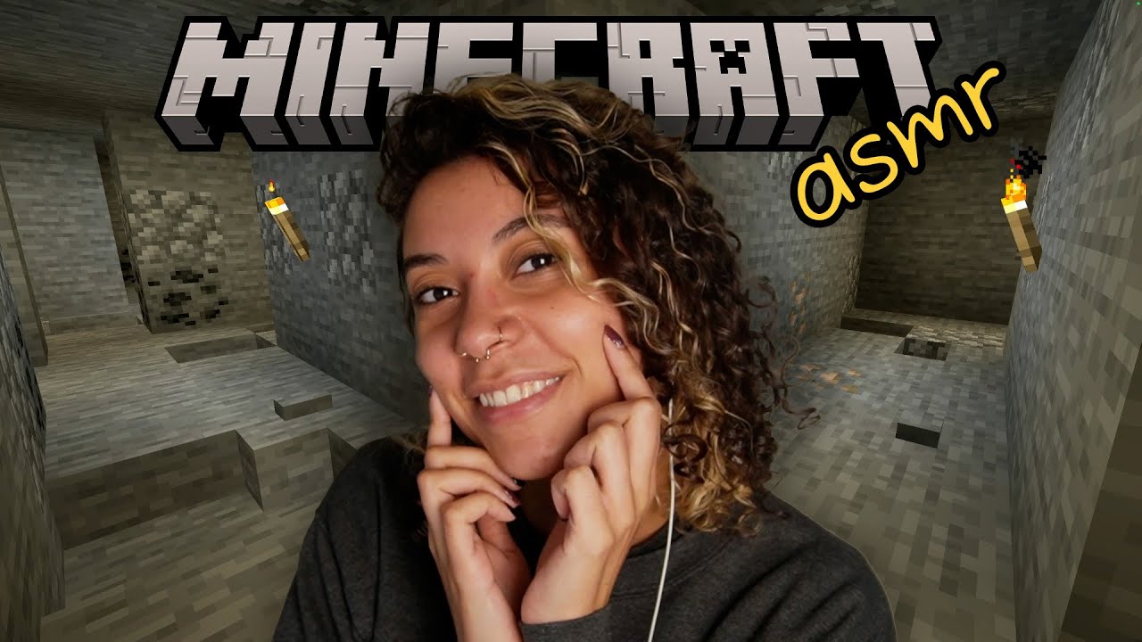 ASMR Minecraft | Find the Button Map (very sensitive whisper, keyboard sounds, game sounds)