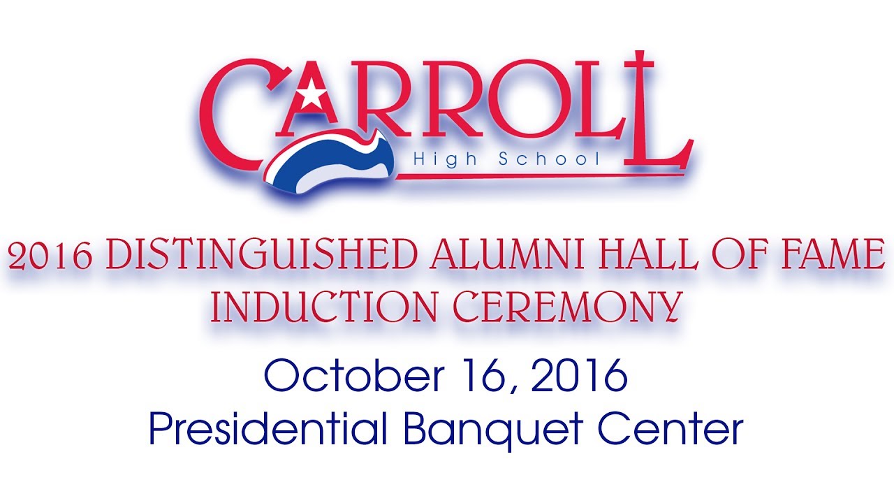2016 Distinguished Alumni Hall of Fame Saturday