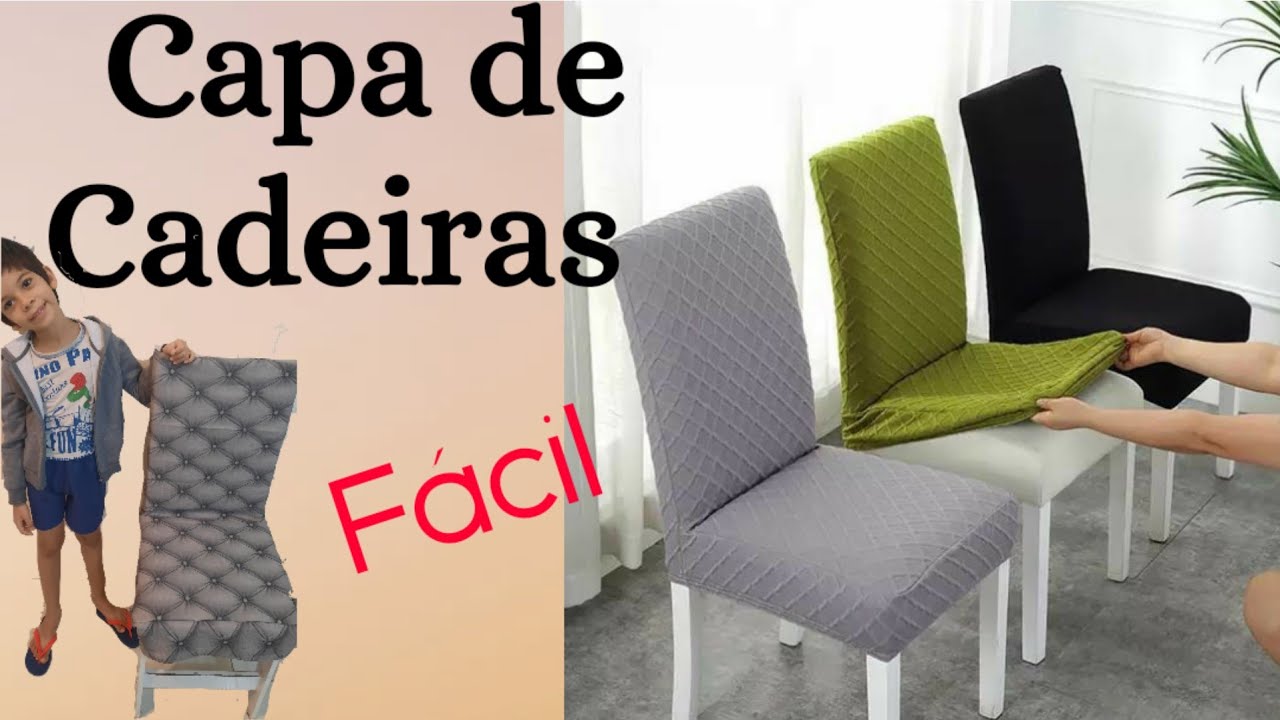 Capa para Cadeiras:Simples,Fácil e Barata