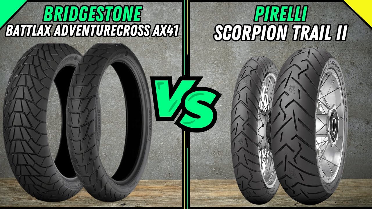 Bridgestone Battlax Adventurecross AX41 vs Pirelli Scorpion Trail II