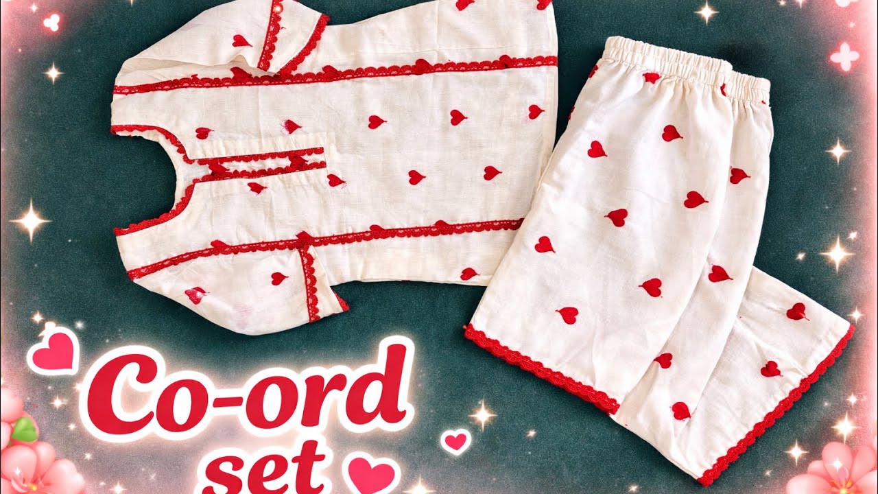 Very Easy Trendy Co-Ord Set Cutting and Stitching।Co-Ord Set Making For 9 To 10 Years Girl।Trending।