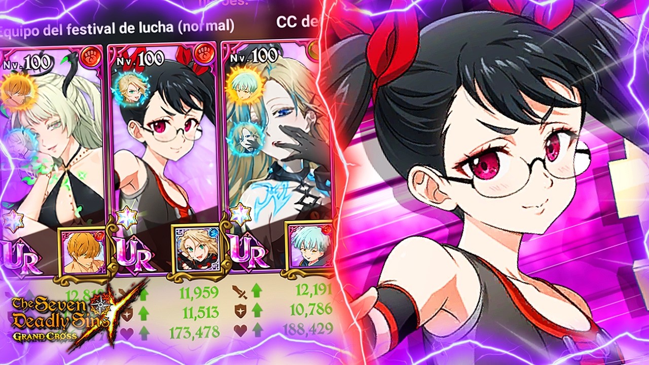 VALENTI ROJA en PvP con SALOS y SABUNAK… ¡EL EQUIPO SORPRENDE! | 7DS Grand Cross