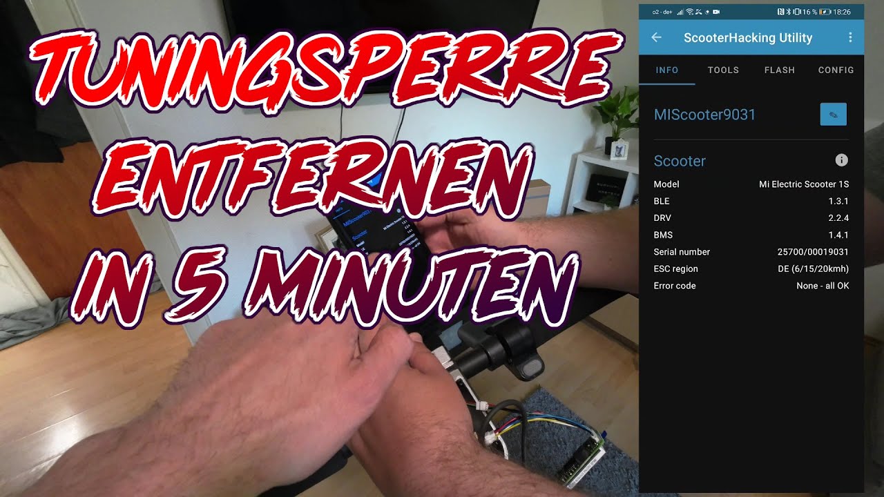 Xiaomi E-Scooter endlich wieder schneller machen 🔥| Tuningsperre aufheben | Dashboard tauschen