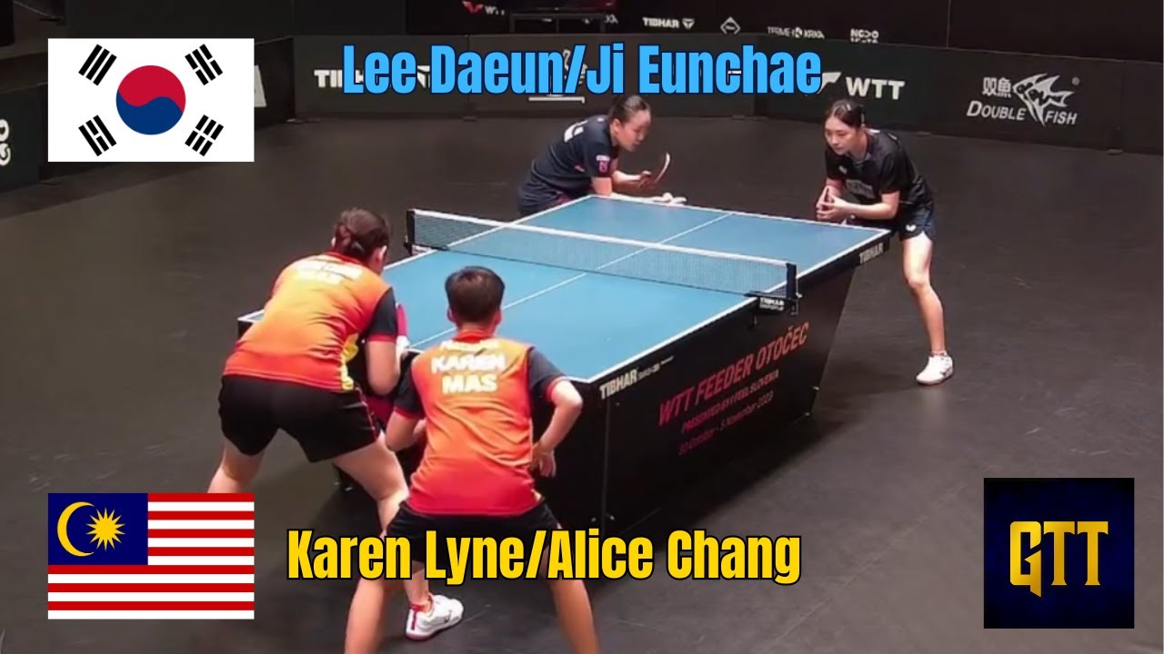 Alice Chang/Karen Lyne (MAS) VS Lee/Ji (KOR) | WTT Feeder Otocec 2023 | WD Qualifying Round 2