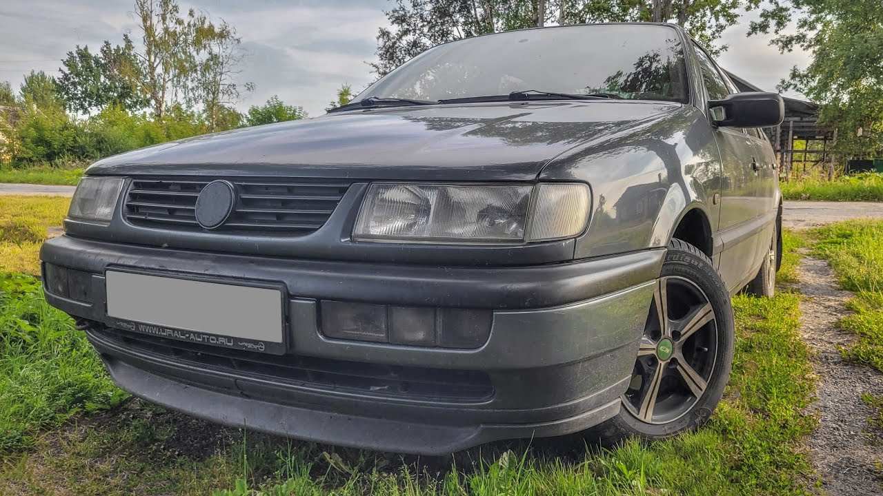 VW PASSAT B4 1.8 1996 POV Test drive of a 30 year old car / тест-драйв от первого лица