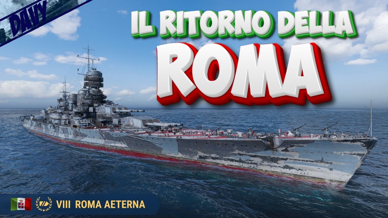 ROMA AETERNA, VERSIONE ALTERNATIVA DELLA ROMA  ⚓WORLD OF WARSHIPS ITA⚓