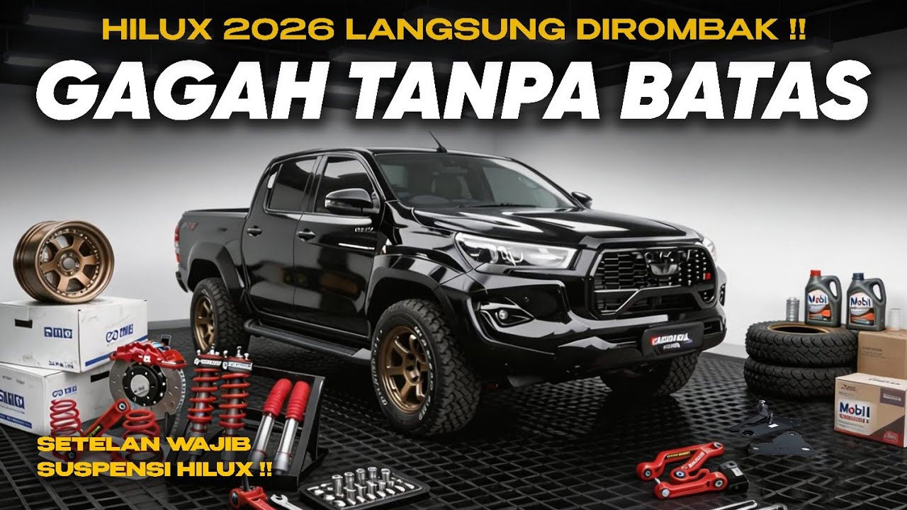 TAMPILAN GAHAR HILUX V 2025 !! MASIH MUSIM MODIF HILUX